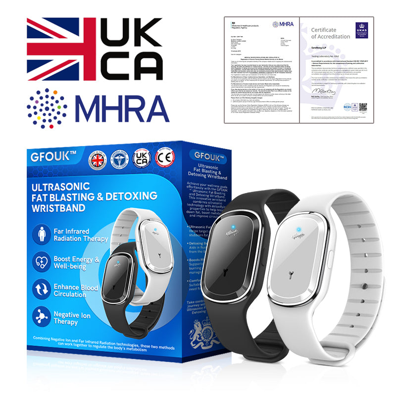 ✅MHRA Approved | GFOUK™ Ultrasonic Fat Blasting and Detox Wristband (🔥UP TO 70% OFF)